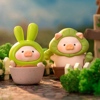 Vente en gros Toyzero LULU PIGGY Lulu Garden Beans Cutie PVC Échelle 1/12 Boîte mystère Figurine de cochon miniature mignonne Ornement de bureau pour 14 ans et plus