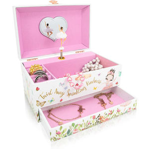 Wholesale Customized Cute <b>Wooden</b> Unicorn Ballerina Musical <b>Box</b> Jewelry Storage <b>Box</b> Gift for Girls - Product Image 5