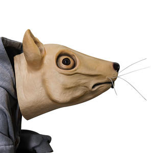 Tête de Rat, de chèvre, de taureau, de lapin, visage complet, en Latex, <span class=keywords><strong>jeu</strong></span> de rôle, pour hommes et femmes, fête, Bar, masque, accessoires d'halloween - Product Image 3