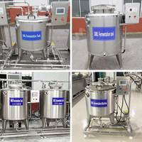 Équipement de brasserie professionnel pour la fermentation de bière et le brassage de vin, cuve de 50L, pour vin rouge et vin lacté, Chine