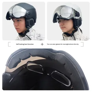 Casque demi-tête unisexe UCACO pour le <span class=keywords><strong>snowboard</strong></span>, le ski et le vélo électrique, avec matériau intégré en PC et design miroir, pour l'automne et l'hiver - Product Image 2