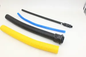AD7 Black Polypropylene Tube Flame Retardant PP 25 Mm Corrugated Plastic Flexible Conduit Pipe For Electrical Wiring Protection