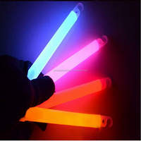 Bâton lumineux chimique de grande taille de 6 pouces, durée de 12 heures, bâtons lumineux ultra brillants pour les fêtes, les activités de plein air, les bâtons lumineux de détresse