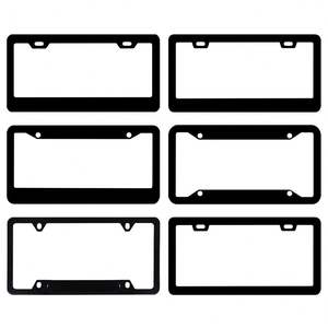 Design Customized Logo Metal License Plate Bracket Creative Car License Plate Decorative Protection <b>Frame</b> - Product Image 5