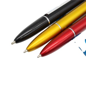 Stylo bille promotionnel en plastique grande capacité avec bannière personnalisée, encre bleue/noire, pour usage bureautique et scolaire - Product Image 2