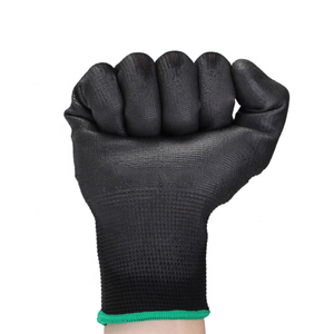 13G negro anti-estática de revestimiento de PU de protección laboral guantes - Product Image 5