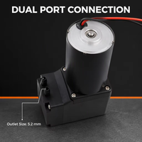 Pompa Udara Mini Diafragma Tanpa Sikat 7L min 160Kpa 70Kpa PWM 12V 24V OEM