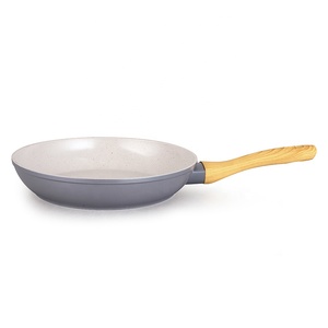 Design minimalista padella antiaderente in alluminio da cucina pentole da cucina in alluminio con manico in bachelite - Product Image 1