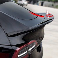 Aileron de queue version sport pour T-esla modèle Y aile de queue en plastique ABS Double pont accessoires de Modification de coffre en queue de canard