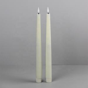 Vela Eléctrica LED sin Llama, Larga, Color Marfil, a Pilas, para Decoración de Bodas - Product Image 4