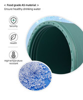 Logo personnalisé 24oz gobelet conique à paillettes de qualité alimentaire sans Bpa gobelet à double paroi réutilisable en plastique à la mode