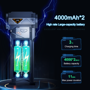 2 In 1 Stofzuiger En Luchtstofdoek Kan 220 Met Draadloze Luchtblazer 4000Mah Type-C Opladen Draagbare Handheld Gewelddadige Turbo Fan - Product Image 3