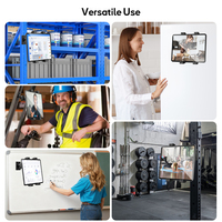 Ajustable 360° °   Soporte Magnético para Tablet de 7-10.9'' con Imán Fuerte para Gimnasio, Cocina y Oficina