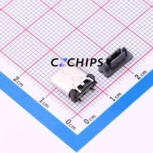 UC02-0B24F88011 USB Connector SMD Connector ( Connector Type: Type-C )( Gender: Female )( Mounting Type: Vertical Mount ) - Product Image 2
