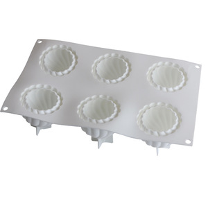 6 Cavity Onion Shaped Mousse Mold Whirlwind Ice Cream Cake Baking Chocolate Mold Commercial Use - Product Image 5
