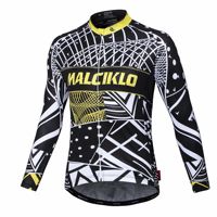 Maillot de cyclisme personnalisé pour homme, automne/hiver, respirant, sans couture, viscose/polyester, anti-plis, bretelles spaghetti, manches longues