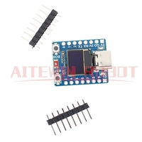 Papan Pengembangan ESP32-C3 OLED Supermini dengan Antena Keramik Oled 0,42 Inci WiFi OEM