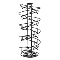 Vente directe en usine, nouveau fil de fer, carrousel contient 30 capsules de café, support de tour de capsules de café