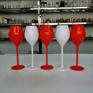 Copa de Vino de Plástico de Color Irrompible Personalizada de 130 ml y 4.3 oz, Copas de Vino de Plástico Elegantes con Tallo para Fiestas de Navidad - Product Image 3