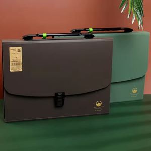 Large Capacity PP Material Portable Student <b>File</b> <b>Folder</b> Multi Layer Office Binder Simple Design Organizer - Product Image 2