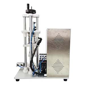 เครื่องปิดฝาขวดกึ่งอัตโนมัติแบบลมสำหรับนม เครื่องดื่ม น้ำแร่ กาแฟ และเครื่องพ่นฝาขวด - Product Image 3