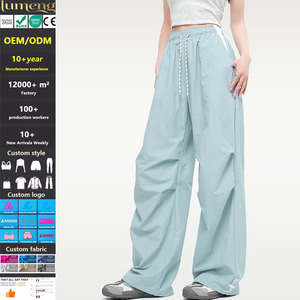 <span class=keywords><strong>Pantaloni</strong></span> Sportivi da <span class=keywords><strong>Donna</strong></span> Impermeabili ad Asciugatura Rapida, Joggers Larghi con Coulisse e Laccetti alla Caviglia, Casual a <span class=keywords><strong>Gamba</strong></span> <span class=keywords><strong>Larga</strong></span> - Product Image 1