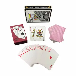 Custom printing mini standard poker playing cards with box