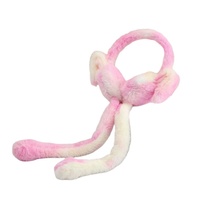 Cache-oreilles personnalisés en fourrure chaude pour filles, étudiantes et enfants – Mignons, pour l'hiver et l'extérieur – Polyester – Logo personnalisé – Marque ZZB – Transfert thermique