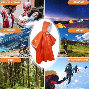 Custom LOGO Emergency Rain <b>Poncho</b> Printed Disposable Rain <b>Ponchos</b> for Promotional Gifts - Product Image 3