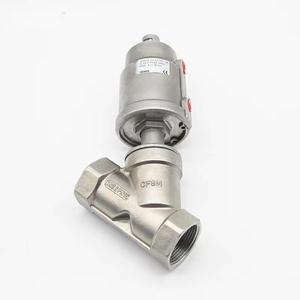Pratica vendita calda 3 pollici 76.2MM in acciaio inox SS304 SS316L valvole pneumatiche con sede ad angolo con testa in acciaio inox - Product Image 3