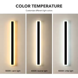 IP65 Modern Outdoor <strong>Wall</strong> Lamp Exterior Linear Strip <strong>Wall</strong> Lamp Warm White Garden <strong>Sconce</strong> Long LED <strong>Wall</strong> <strong>Light</strong> - Product Image 5