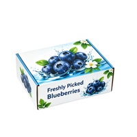 Boîtes d'expédition en carton ondulé recyclables avec impression couleur personnalisée du logo, écologiques et réutilisables pour l'emballage de fruits frais et de cadeaux