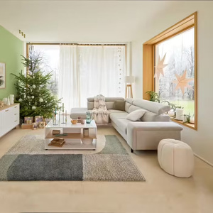 Juego de sofá europeo para sala de estar, muebles en forma de L, sofá <span class=keywords><strong>cama</strong></span> suave con funda, sofá <span class=keywords><strong>cama</strong></span> plegable extraíble para apartamento - Product Image 2