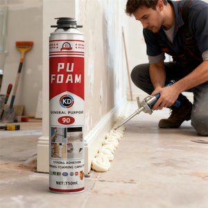 <span class=keywords><strong>Mousse</strong></span> PU à haute expansion 750 ml, <span class=keywords><strong>mousse</strong></span> <span class=keywords><strong>polyuréthane</strong></span> expansible pour <span class=keywords><strong>isolation</strong></span>, insonorisation, remplissage de joints - Product Image 2