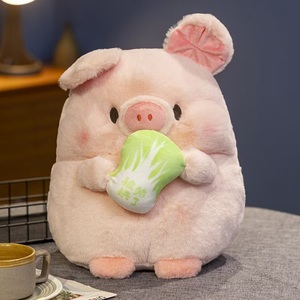 <span class=keywords><strong>Animal</strong></span> de peluche de vientre gordo de conejo Kawaii súper suave con relleno de algodón PP Técnicas lavadas - Product Image 5
