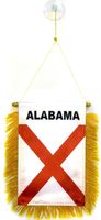 Nouveau drapeau bannière double face de l'État de l'Alabama, imprimé, 100 % polyester, 3x5 pieds