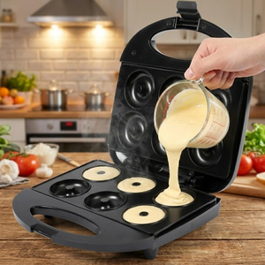 Macchina Elettrica WndSeven per Sandwich <span class=keywords><strong>e</strong></span> Waffle con Piastre Antiaderenti per Uso Domestico - Product Image 3