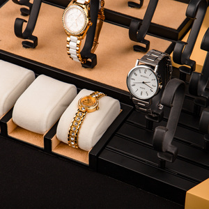 Kích Thước Lớn Sang Trọng Gỗ Xem Bàn Hiển Thị Đứng Với 52Pcs Cổ Tay Xem Chủ Acrylic Hình Ảnh Thương Hiệu Trở Lại Cho Cửa Hàng Showcase - Product Image 3