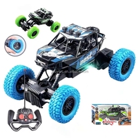 Voiture RC électrique avec roues en caoutchouc, rechargeable, 27 MHz, 4 canaux, télécommande, véhicule tout-terrain, jouet d'escalade, voiture radiocommandée