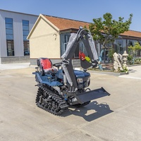 Motoculteur à chenilles diesel Euro 5 pour verger avec moteur à engrenages et roulement de pompe