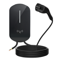 Nouvelle borne de recharge pour véhicules électriques 16A 11kW triphasée norme européenne LED commerciale résidentielle type 2 station de recharge pour voitures électriques IEC621962