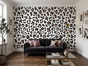 Luxury Leopard Print Waterproof <strong>Wallpaper</strong> <strong>Peel</strong> <strong>and</strong> <strong>Stick</strong> Self Adhesive PVC <strong>Wallpapers</strong> Roll for Bedroom Living Room Home Decor - Product Image 4