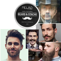 Oem Melao-Eau de Cologne Naturelle Biologique pour Croissance de la Barbe, Baume à Barbe, Cire pour Homme Après Rasage, Moustache, Adoucissement, Hydratation