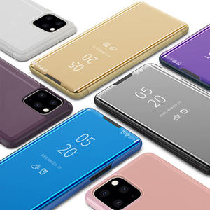 Coque de luxe miroir Flip Smart Sleep pour <span class=keywords><strong>iPhone</strong></span> 11 360 <span class=keywords><strong>Protection</strong></span> avec fenêtre à vue dégagée - Product Image 6