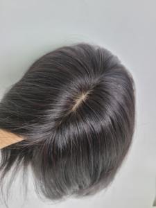 Peluca de Cabello Humano Natural Negro Marrón Corto Estilo Bob de 8 Pulgadas con Clip, Ligera, Transpirable, Anudada a Mano, para Quimioterapia, Envío Rápido por WIGTS - Product Image 6