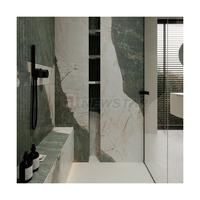 Newstar Top Qualité Personnaliser Design Maison Salle De Bains Douche Décoration Murale Pierre Naturelle Marbre Quartzite Onyx Dalle