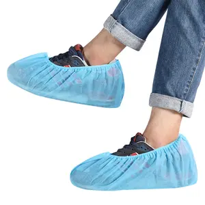 Medical staff isolation Shoe Cover Laminated Nonslip pp Disposable Nonwoven Waterproof Medical shoe cover