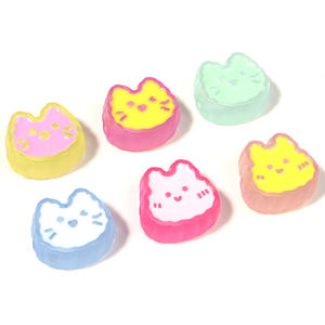 Acrílico dibujos animados Animal estrella corazón DIY lazos para el cabello teléfono móvil cadena joyería cuentas sueltas - Product Image 3