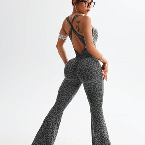 Tuta Intera Personalizzata Traspirante per Palestra, Yoga e <span class=keywords><strong>Sport</strong></span>, Body Modellante per Donne - Product Image 3