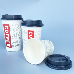 Green Treasure Biodegradable Logo blanco kraft para bebida caliente 4oz/8oz/10oz/12oz/16oz/20oz taza de café de papel impresa personalizada con tapa - Product Image 3